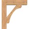Ekena Millwork Legacy Block Smooth Bracket w/ Offset Brace, Western Red Cedar, 7 1/2"W x 30"D x 34"H BKT0806X30X34LEC05SWR - alternate 3